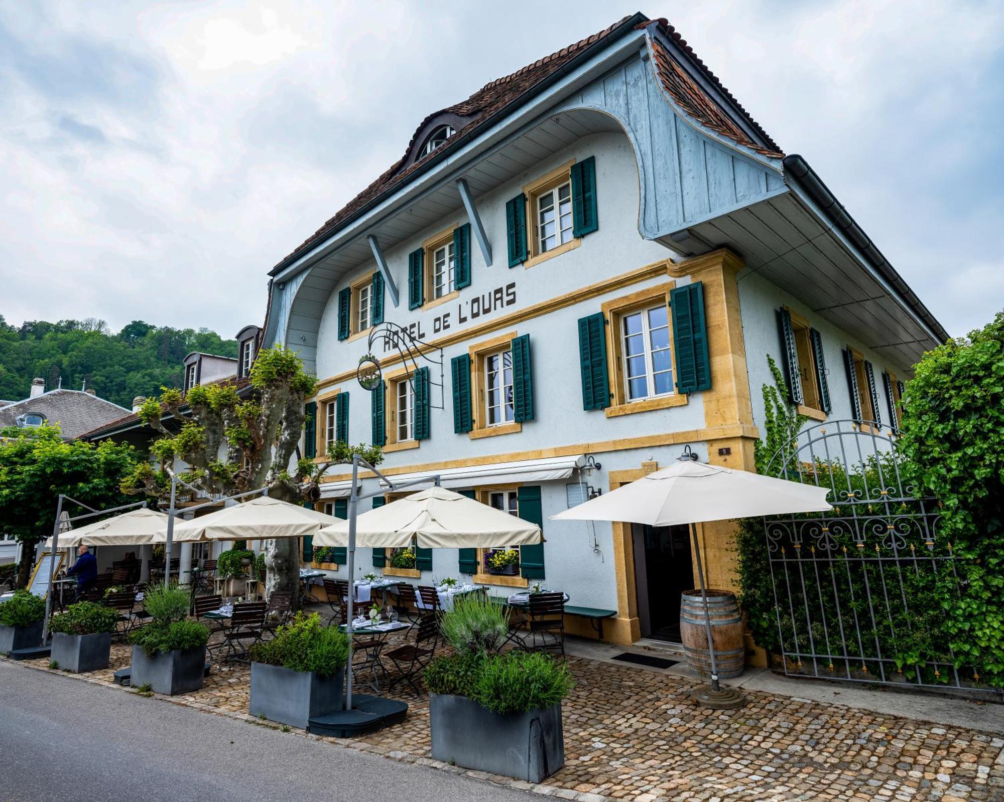 Romantik Hotel De L'Ours Sugiez Kültér fotó